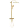 Sprchový systém GROHE Rainshower s termostatickou baterií kartáčovaný Cool Sunrise 26836GN0