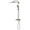 Sprchový systém GROHE Rainshower System na stěnu s termostatickou baterií brushed hard graphite 26837AL0