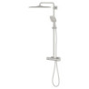 Sprchový systém GROHE Rainshower System na stěnu s termostatickou baterií supersteel 26837DC0