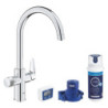 Dřezová baterie GROHE GROHE Blue Pure 2022 s filtrem chrom 30593000