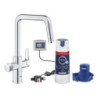 Dřezová baterie GROHE GROHE Blue Pure 2022 s filtrem chrom 30594000