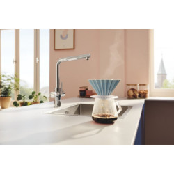 Dřezová baterie GROHE GROHE Blue Pure 2022 s filtrem chrom 30600000