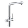 Dřezová baterie GROHE GROHE Blue Pure 2022 s filtrem chrom 30600000