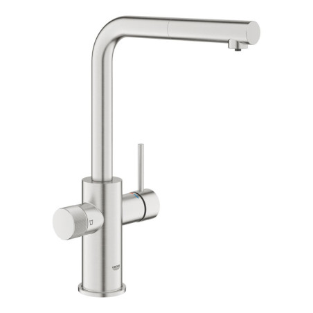 Dřezová baterie GROHE GROHE Blue Pure 2022 s filtrem supersteel 30601DC0