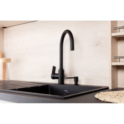 Dávkovač mýdla SAT černá SATDDAVZMC