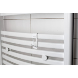 Háček na radiátor SAT bílá SATDHACEKRAD24B