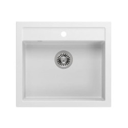 Dřez Quadron BILL110 sněhově bílá nerez elem HCQB6054U1_BS