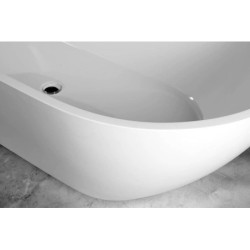 Volně stojící vana Polysan Reduta 171x81x58 cm litý mramor levá i pravá 71842