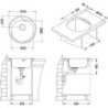 Dřez Alveus Form 30 nerez 1103818