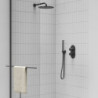 Hlavová sprcha Ravak Espirit/Eleganta černá matná X07P675