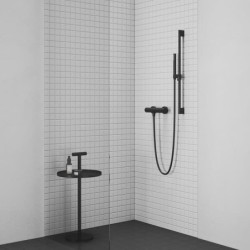 Sprchová tyč Ravak Espirit/Eleganta s držákem sprchy černá matná X07P679