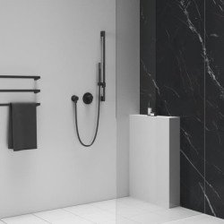 Sprchová tyč Ravak Espirit/Eleganta s držákem sprchy černá matná X07P679