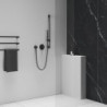 Sprchová tyč Ravak Espirit/Eleganta s držákem sprchy černá matná X07P679