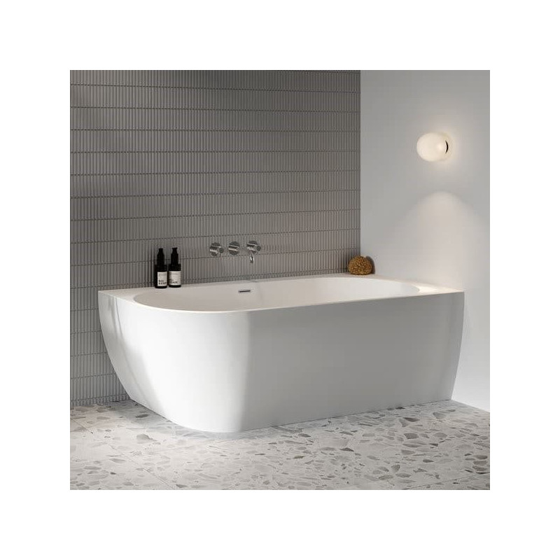 Volně stojící vana Ravak Freedom 170x80 cm akrylát pravá krytka přepadu a odtoku chrom XC00100040