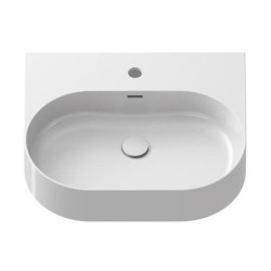 Umyvadlo na desku Ravak Ceramic Slim 55x45 cm otvor pro baterii uprostřed XJX01155004