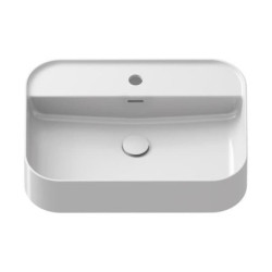 Umyvadlo na desku Ravak Ceramic Slim 55x40 cm otvor pro baterii uprostřed XJX01155005