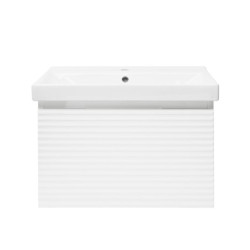 Koupelnová skříňka s umyvadlem Naturel Savona 78x43x44,8 cm bílá lesk SAVONA80BIU1