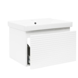 Koupelnová skříňka s umyvadlem Naturel Savona 78x43x44,8 cm bílá lesk SAVONA80BIU1