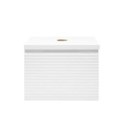 Koupelnová skříňka pod umyvadlo Naturel Savona 58x43x44,8 cm bílá lesk