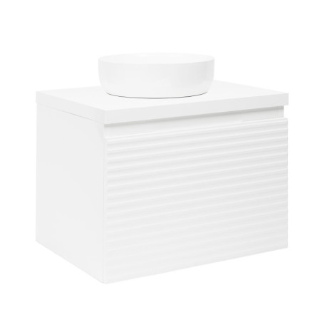 Koupelnová skříňka pod umyvadlo Naturel Savona 58x43x44,8 cm bílá lesk