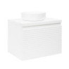 Koupelnová skříňka pod umyvadlo Naturel Savona 58x43x44,8 cm bílá lesk
