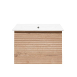 Koupelnová skříňka s umyvadlem Naturel Savona 58x43x44,8 cm dub halifax mat SAVONA60DH