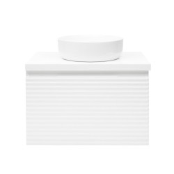 Koupelnová skříňka pod umyvadlo Naturel Savona 78x43x44,8 cm bílá lesk SAVONA80BID