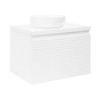 Koupelnová skříňka pod umyvadlo Naturel Savona 78x43x44,8 cm bílá lesk SAVONA80BID