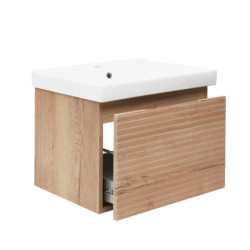 Koupelnová skříňka s umyvadlem Naturel Savona 58x43x44,8 cm dub halifax mat SAVONA60DHU1