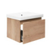 Koupelnová skříňka s umyvadlem Naturel Savona 58x43x44,8 cm dub halifax mat SAVONA60DHU1