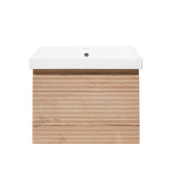 Koupelnová skříňka s umyvadlem Naturel Savona 58x43x44,8 cm dub halifax mat SAVONA60DHU1