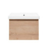 Koupelnová skříňka s umyvadlem Naturel Savona 58x43x44,8 cm dub halifax mat SAVONA60DHU1