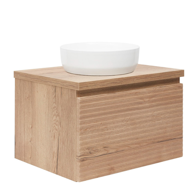 Koupelnová skříňka pod umyvadlo Naturel Savona 78x43x44,8 cm dub halifax mat SAVONA80DHD