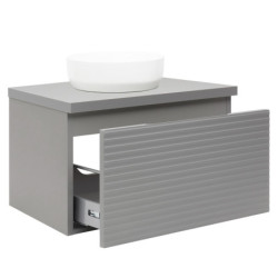 Koupelnová skříňka pod umyvadlo Naturel Savona 98x43x44,8 cm šedá mat SAVONA100GMD