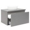 Koupelnová skříňka pod umyvadlo Naturel Savona 98x43x44,8 cm šedá mat SAVONA100GMD