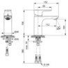 Umyvadlová baterie Ideal Standard Connect Air bez výpusti chrom A7024AA