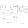 Vanová baterie Ideal Standard Tonic II 150 mm chrom A6338AA