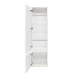 Koupelnová skříňka vysoká Naturel Savona 40,2x157x21,7 cm bílá lesk SAVONAV40BI