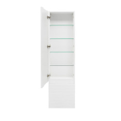 Koupelnová skříňka vysoká Naturel Savona 40,2x157x21,7 cm bílá lesk SAVONAV40BI
