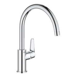 Dřezová baterie GROHE BauCurve 2020 s otočným ramínkem chrom 31231001