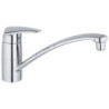 Dřezová baterie GROHE Eurodisc s otočným ramínkem chrom 33771001