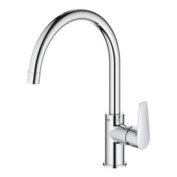 Dřezová baterie GROHE BauEdge 2020 s otočným ramínkem chrom 31233001