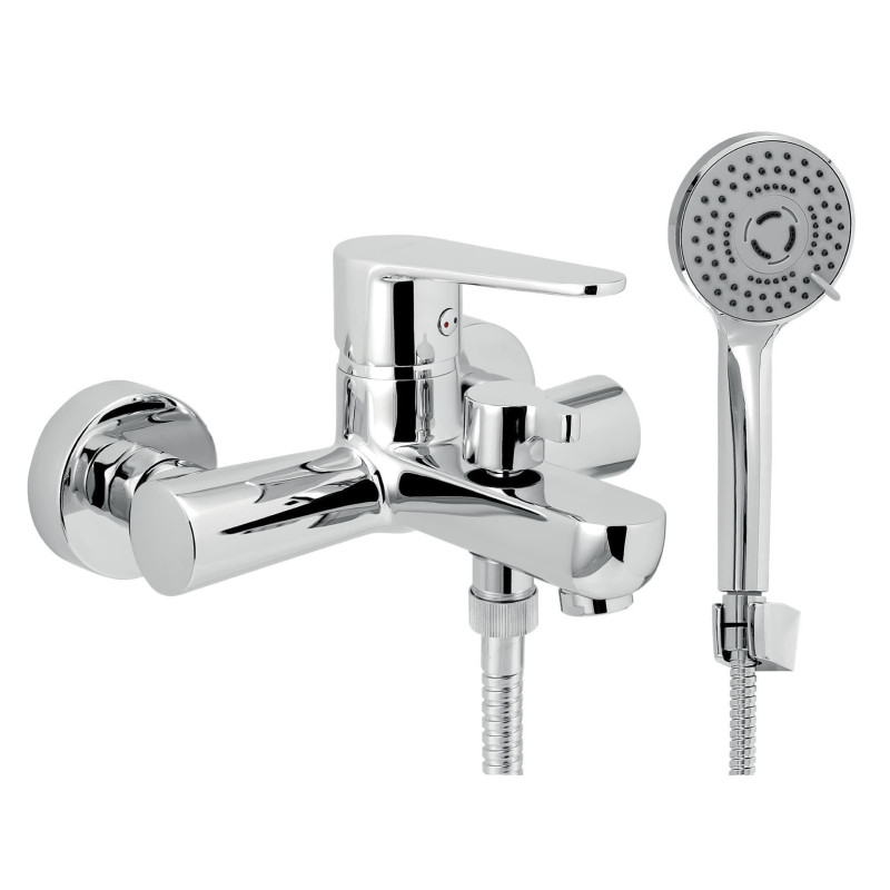 Vanová baterie Novaservis Titania Fresh Eco se sprchovým setem 150 mm chrom 96021,0E