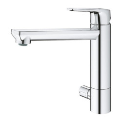 Dřezová baterie GROHE BauEdge 2020 s uzavíracím ventilem chrom 31696000