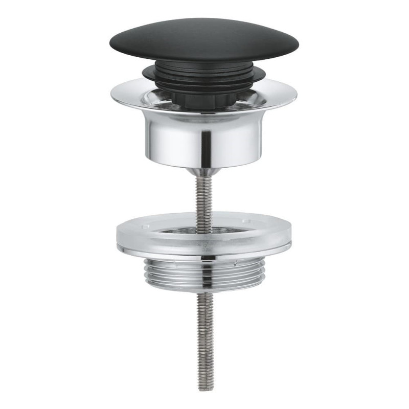 Výpust k umyvadlu 5/4 GROHE velvet black 65807KS0