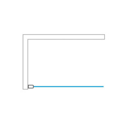 Sprchová zástěna walk-in 100 cm Roth Walk In Line AI TWF 100200 VPE