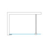 Sprchová zástěna walk-in 80 cm Roth MELINA line MI TWF 080200 NPE