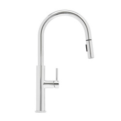 Dřezová baterie SAT s vytahovací sprškou, 2 proudy chrom SATBSD286