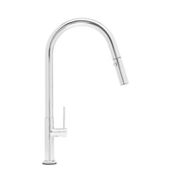 Dřezová baterie SAT s vytahovací sprškou, 2 proudy chrom SATBSD288