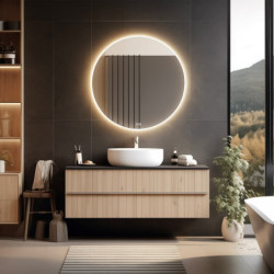 Kulaté LED zrcadlo Nimco, 800mm ZP 26002R